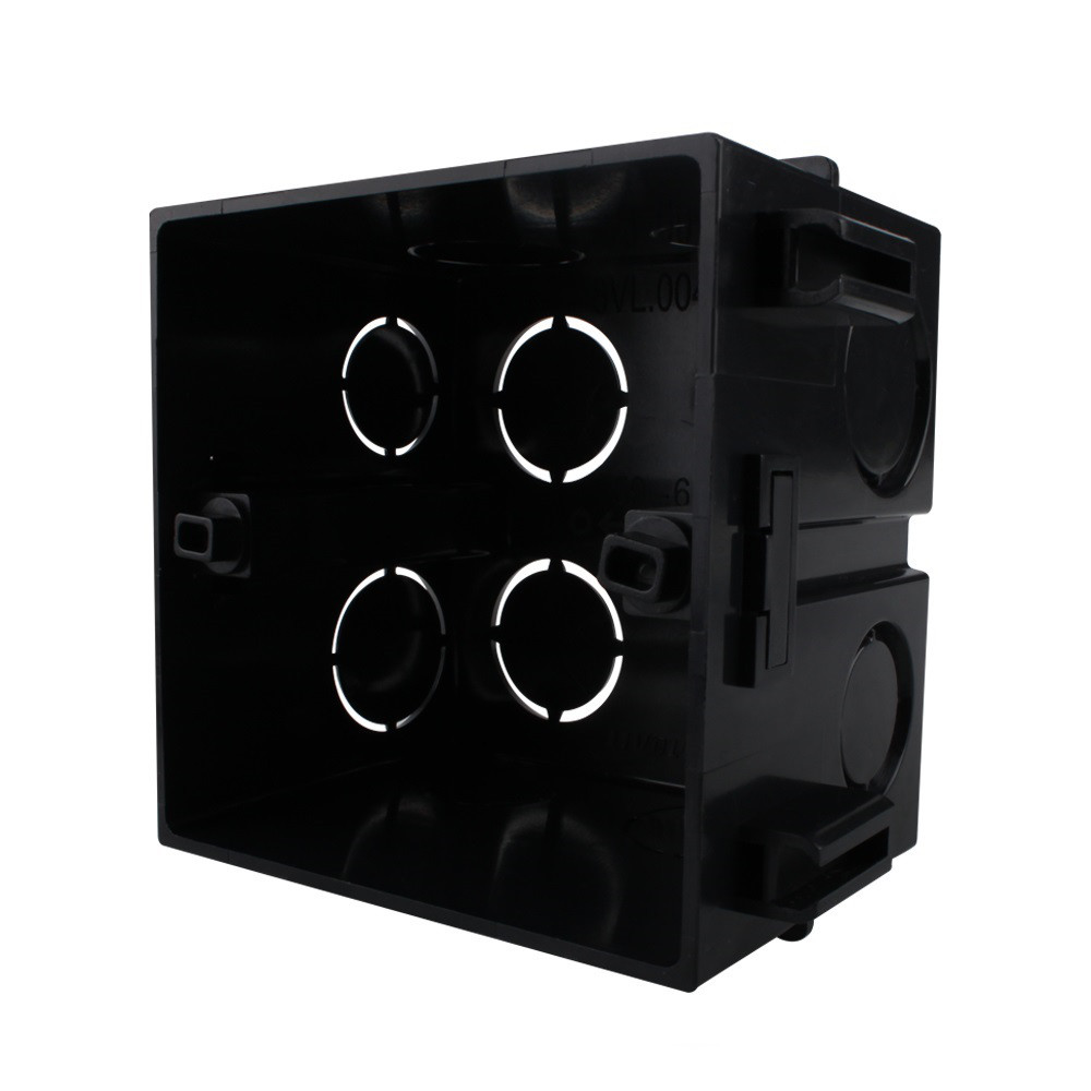 Монтажная коробка квадратная для сенсорных, механических выключателей и розеток